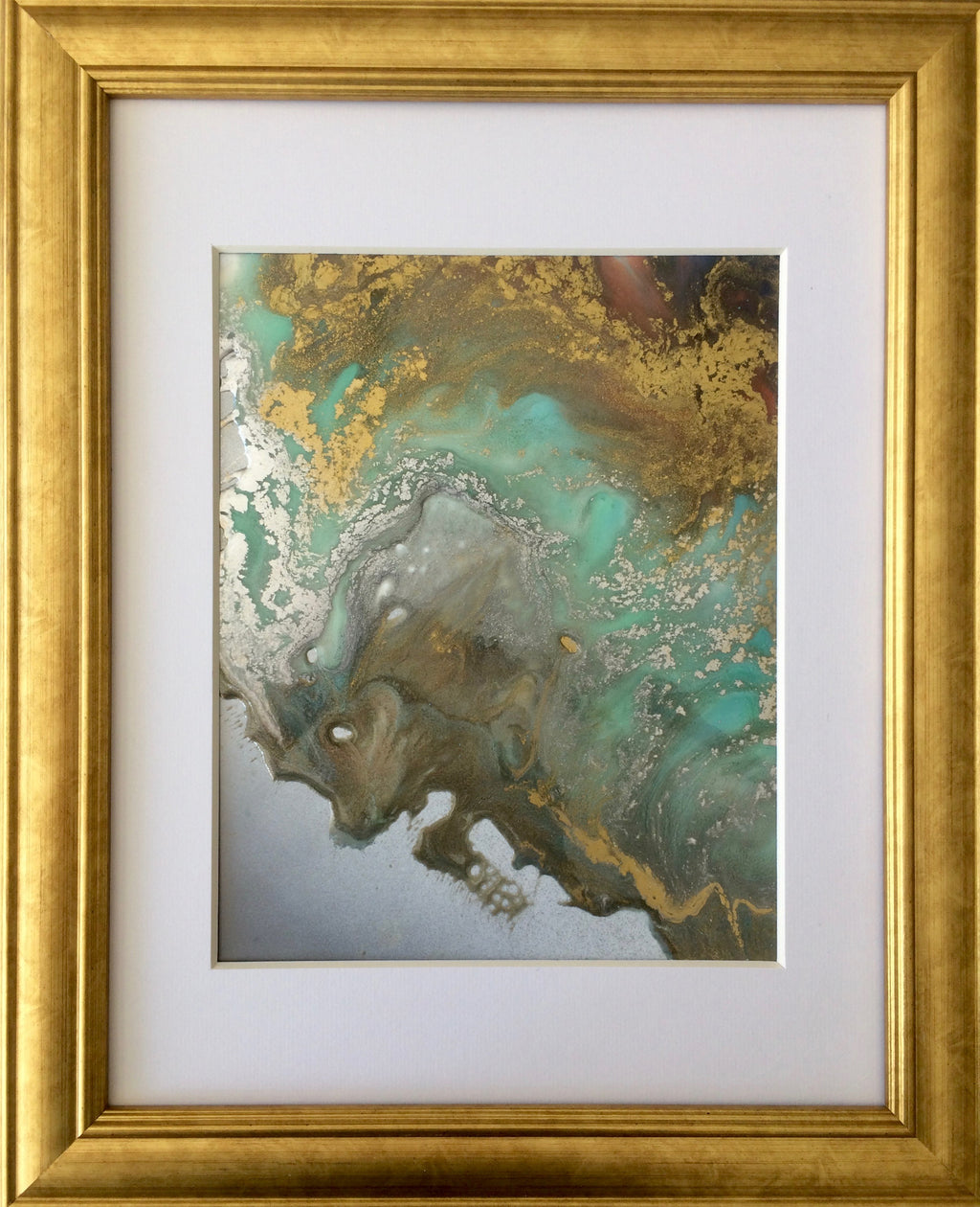 Shimmering Waters – Resin Abstract